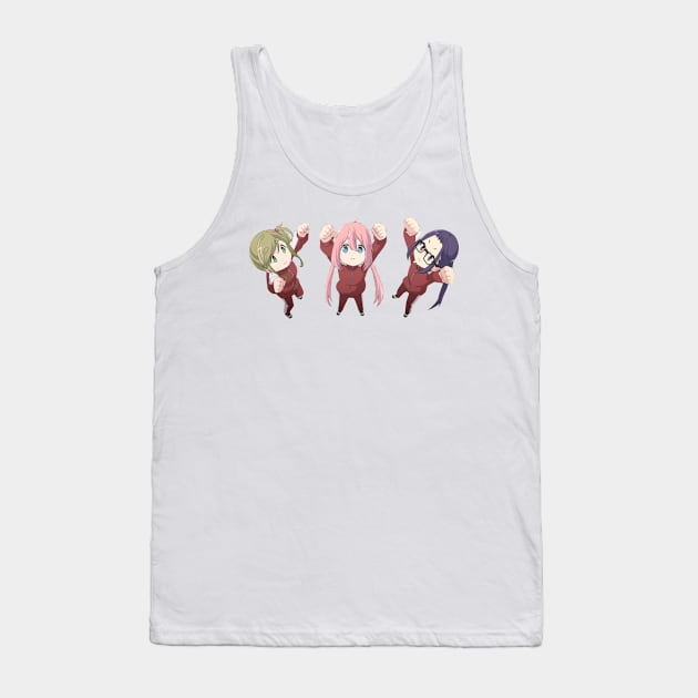 Yuru Camp Girls Tank Top by KokoroPopShop